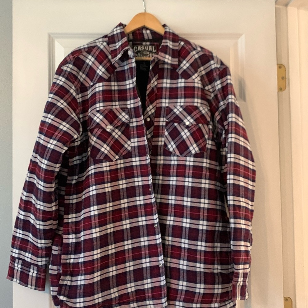- Casual Country men quilted lined flannel